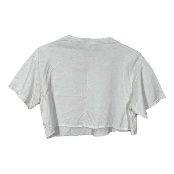 Junk Food Aerosmith Cropped Graphic Band Tee Small Retro Casual Boho Grunge - Picture 3 of 5